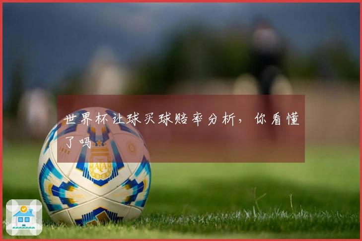 世界杯让球买球赔率分析，你看懂了吗