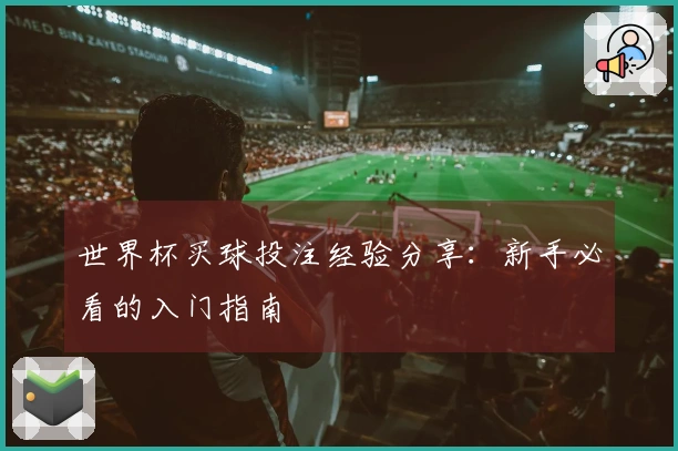 世界杯买球投注经验分享：新手必看的入门指南